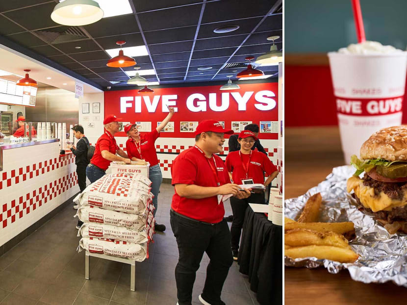Five Guys Opening Second Outlet At Nex in Serangoon TODAY