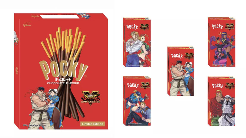 Redmart Now Sells Street Fighter Pocky Box Set With Collectible Cards