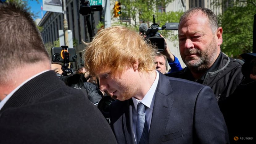 Ed Sheeran appears in US court for copyright trial over Marvin Gaye's Let's Get It On