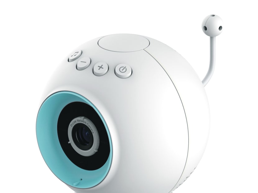 The DCS-825L is an IP camera with additional features such as temperature monitoring and a night light. Photo: D-Link
