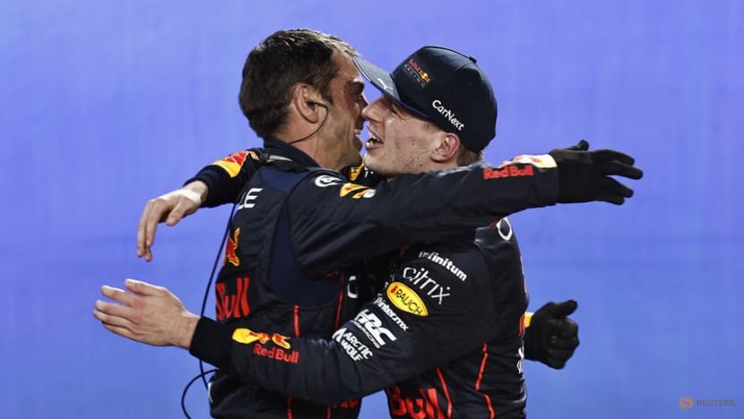 World champion Verstappen snatches first win of the season 