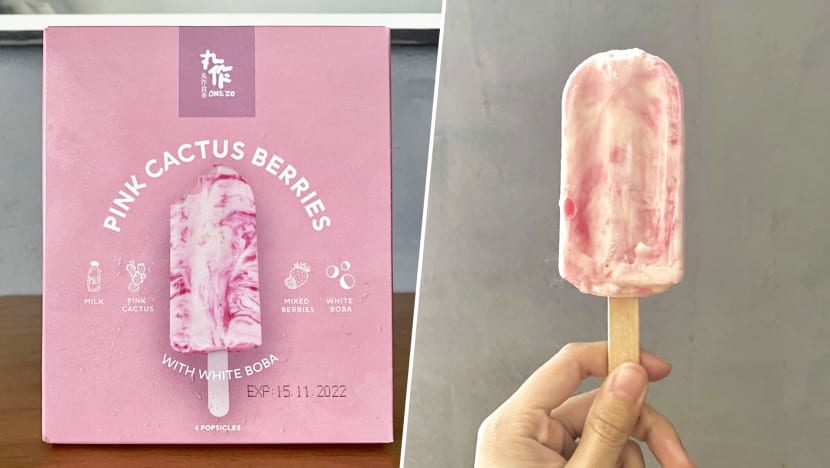 Playmade’s Pink Cactus Berries With White Boba Ice Pop Taste Test: Nice Or Not?