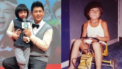 Jimmy Lin And Son Show Why The Mushroom Haircut Will Last For Generations