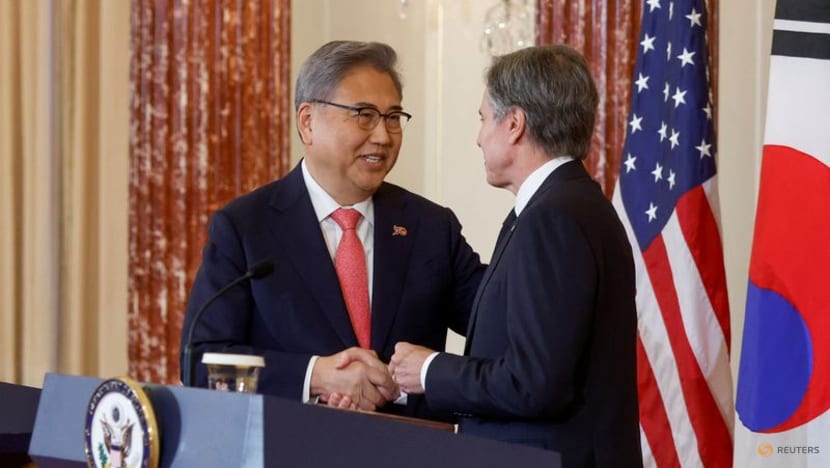 South Korea Foreign Minister Park touts US 'extended deterrence' after Blinken talks South Korea Foreign Minister Park touts US 'extended deterrence' after Blinken talks