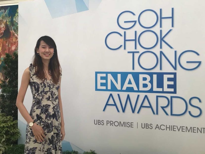 Ms Chen Ziyue (pictured), an illustrator who was among the recipients of the Goh Chok Tong Enable Awards, initially turned to art as a way to cope with her deafness.