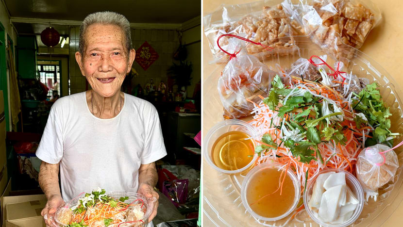 Hearing-Impaired Uncle, 87, Sells Tasty & Affordable Canto-Style Yusheng From Home, Retiring After CNY