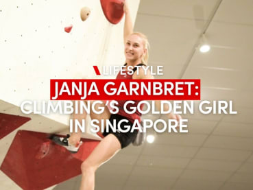 ‘A superhero on the wall’: Sport climbing champ Janja Garnbret in Singapore | CNA Lifestyle