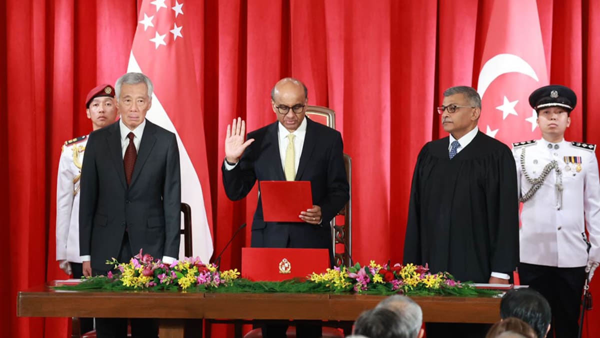 Sworn in as Singapore's 9th President, Tharman pledges to be 'scrupulous and independent' in safeguarding reserves