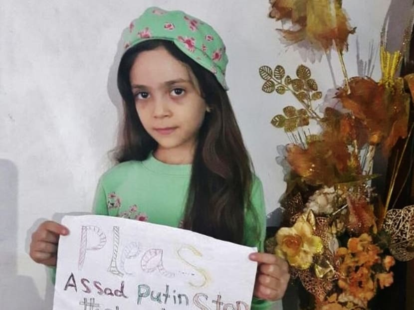 Bana al-Abed, who, with the help of her mother, has taken to Twitter to talk about life in war-torn Aleppo. Photo: Bana al-Abed's Twitter account.