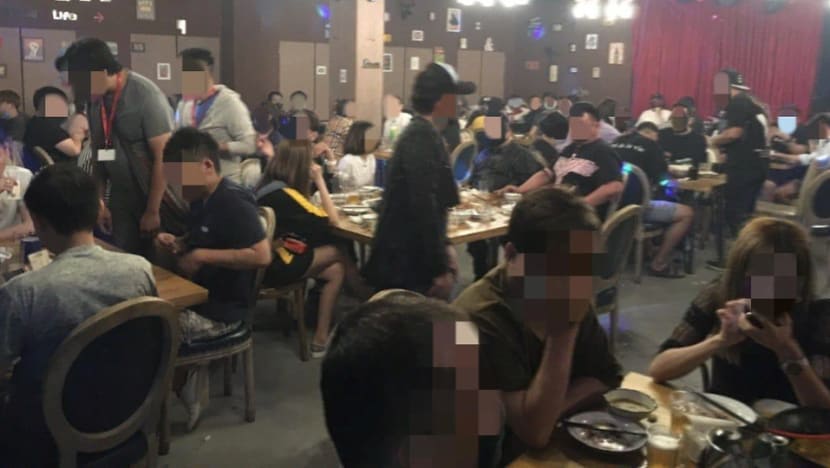 Restaurant that provided customers with drink games ordered to cease operations; 2 other F&B outlets fined for flouting COVID-19 rules Restaurant that provided customers with drink games ordered to cease operations; 2 other F&B outlets fined for flouting COVID-19 rules