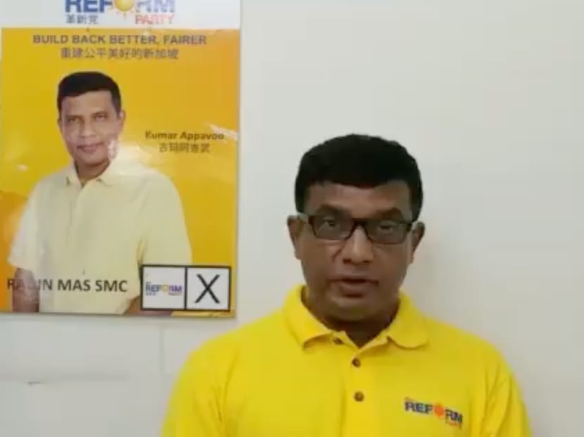 To make up for his absence at the political broadcast, Mr Appavoo recorded his own three-minute video and put it up on his Facebook account to address constituents at the single-seat ward of Radin Mas.