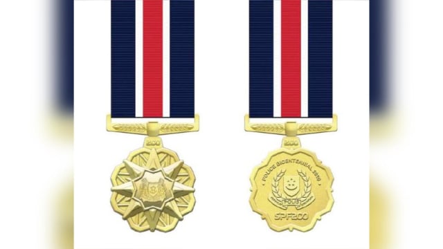 新加坡警察部队将颁发警队200周年奖章和纪念章