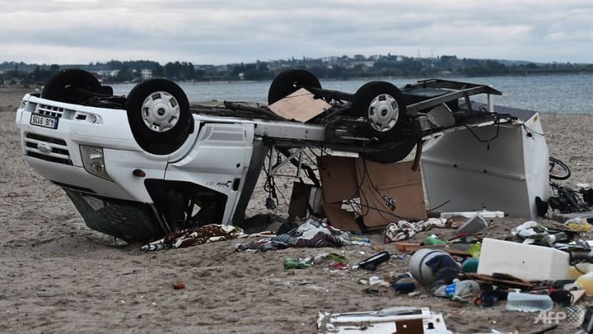 Fierce storms tear through Greek tourist area, killing six Fierce storms tear through Greek tourist area, killing six
