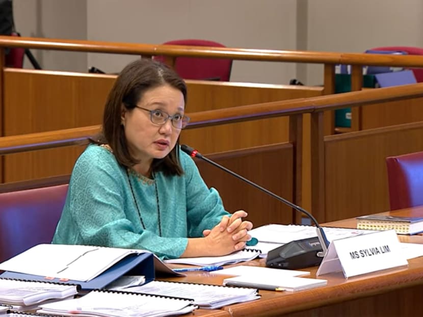 Workers' Party chair Sylvia Lim (pictured) giving evidence to Parliament's Committee of Privileges.