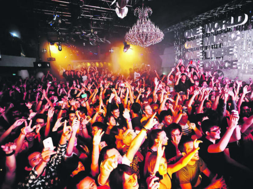 Revellers at Zouk, one of Singapore's most iconic nightspots.