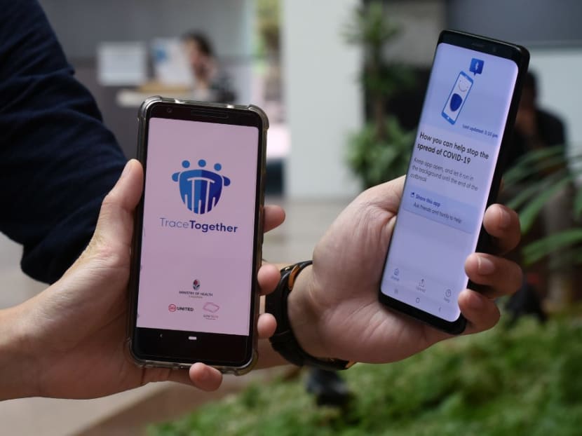 The TraceTogether mobile application, used for contact tracing to prevent the spread of Covid-19, uses Bluetooth technology to inform users who had close contacts to confirmed coronavirus cases. The TraceTogether mobile application, used for contact tracing to prevent the spread of Covid-19, uses Bluetooth technology to inform users who had close contacts to confirmed coronavirus cases.