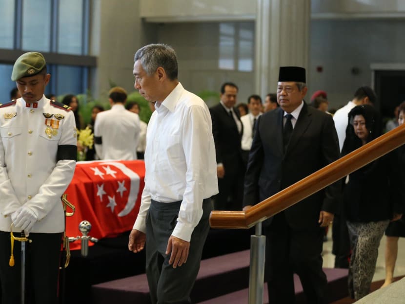 170 foreign dignitaries paid their respects to Mr Lee Kuan Yew at Parliament House