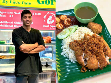 ‘Rude’ Lucky Plaza nasi ayam goreng seller opens new outlet at Holland Drive