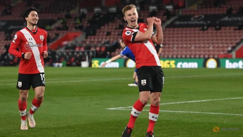 Football: Leicester held by 10-man Southampton Football: Leicester held by 10-man Southampton