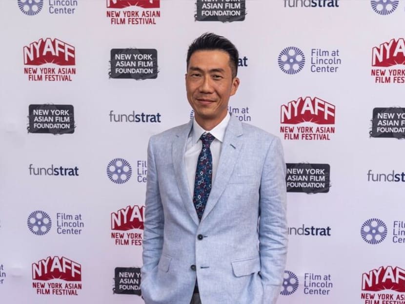 Singaporean director Ken Kwek, the director of #LookAtMe, attends the seventh day of New York Asian Film Festival at Furman Gallery Film at Lincoln Center in New York on July 22, 2022.