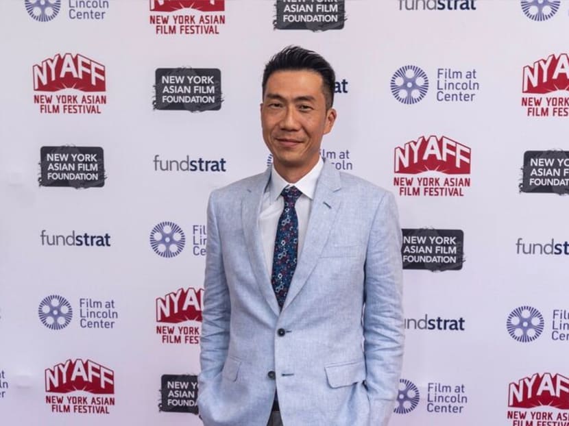 Singaporean director Ken Kwek, the director of #LookAtMe, attends the seventh day of New York Asian Film Festival at Furman Gallery Film at Lincoln Center in New York on July 22, 2022. Singaporean director Ken Kwek, the director of #LookAtMe, attends the seventh day of New York Asian Film Festival at Furman Gallery Film at Lincoln Center in New York on July 22, 2022.