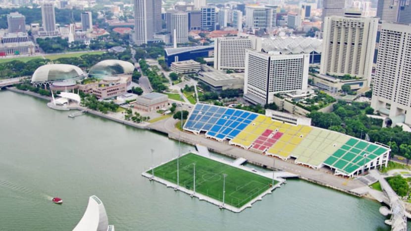 Redeveloped Marina Bay floating platform to have water sports centre, NS-themed gallery