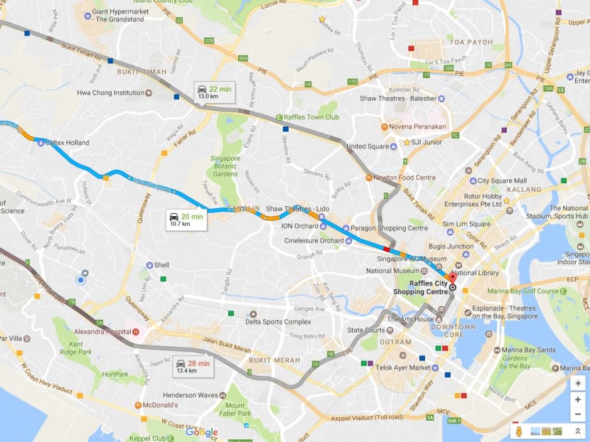 Knowing how to maximise the various functions on Google Maps can make for a smoother, stress-free drive. Photo: Google Maps