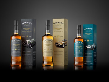 A driven spirit: Bowmore and Aston Martin are bringing whisky and car designs together