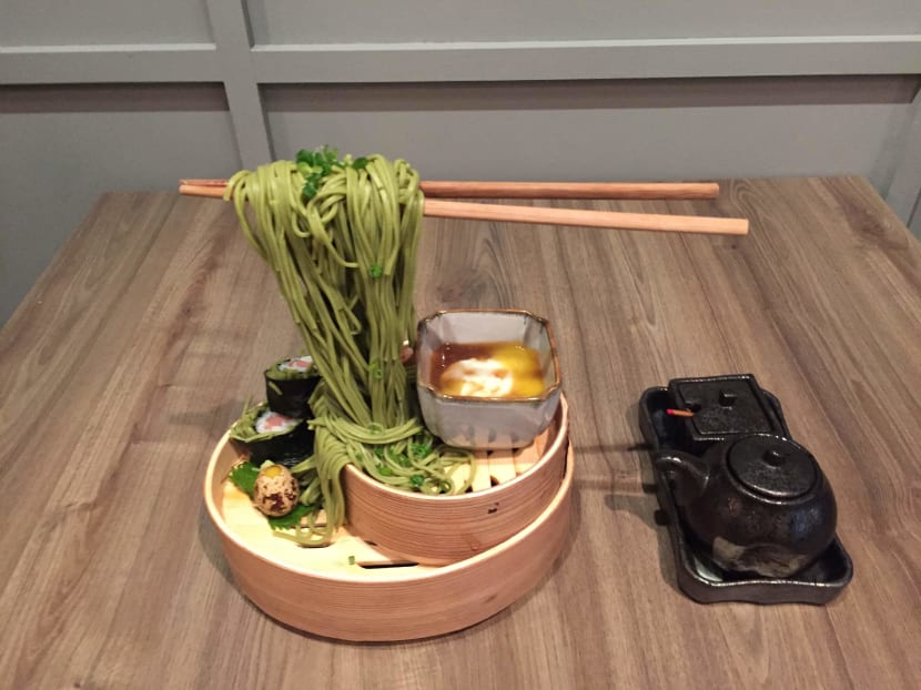 Trending hard: Hana Restaurant’s flying salted egg yolk udon sensation