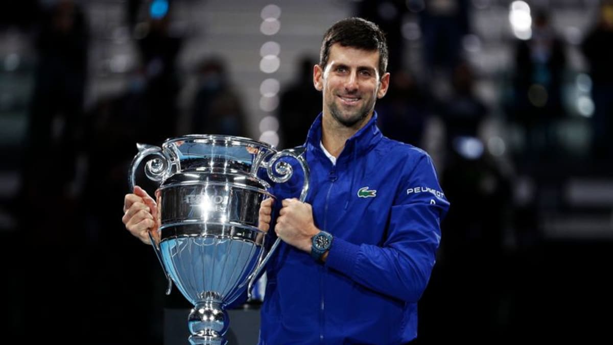 Djokovic mengalahkan debutan Ruud untuk kemenangan awal di ATP Finals