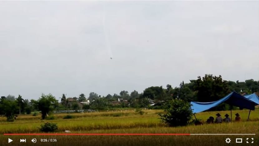 Jet pejuang Indonesia terhempas sewaktu aksi pertunjukan udara