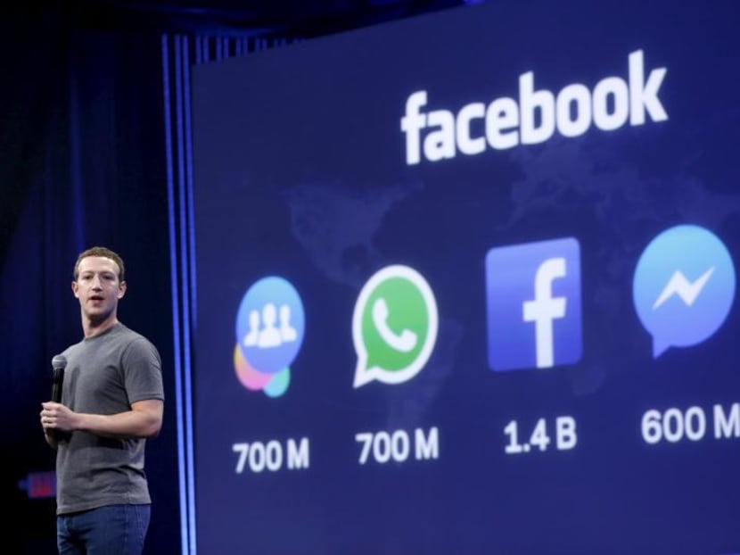 Facebook CEO Mark Zuckerberg speaks during his keynote address at Facebook F8 in San Francisco, California, in this file photo taken March 25, 2015. Photo: Reuters