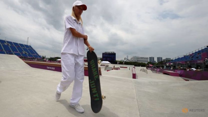 Olympics-Skateboarding-Not just tricks, skaters' fashion takes centre stage Olympics-Skateboarding-Not just tricks, skaters' fashion takes centre stage