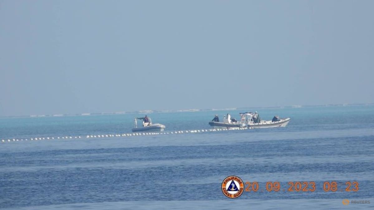 Philippines to remove barrier placed by China in South China Sea: National security adviser Philippines to remove barrier placed by China in South China Sea: National security adviser