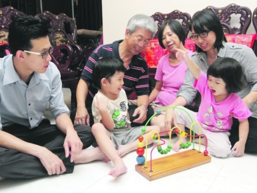 The 2013 Survey on Social Attitudes of Singaporeans showed an increase in respondents agreeing that work demands had interfered with family time. TODAY file photo
