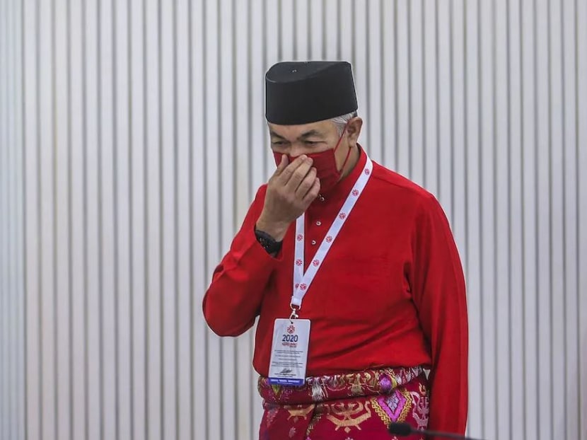 Umno president Ahmad Zahid Hamidi said that Mr Muhyiddin Yassin’s position as prime minister has lost its legitimacy and that he should resign.