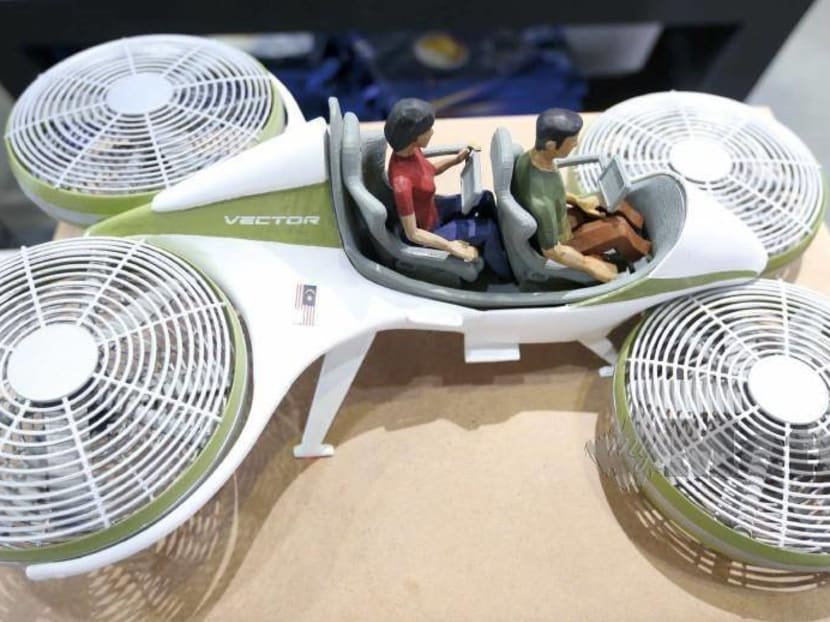 A model of the Vector vehicle developed by Aerodyne Group. A model of the Vector vehicle developed by Aerodyne Group.