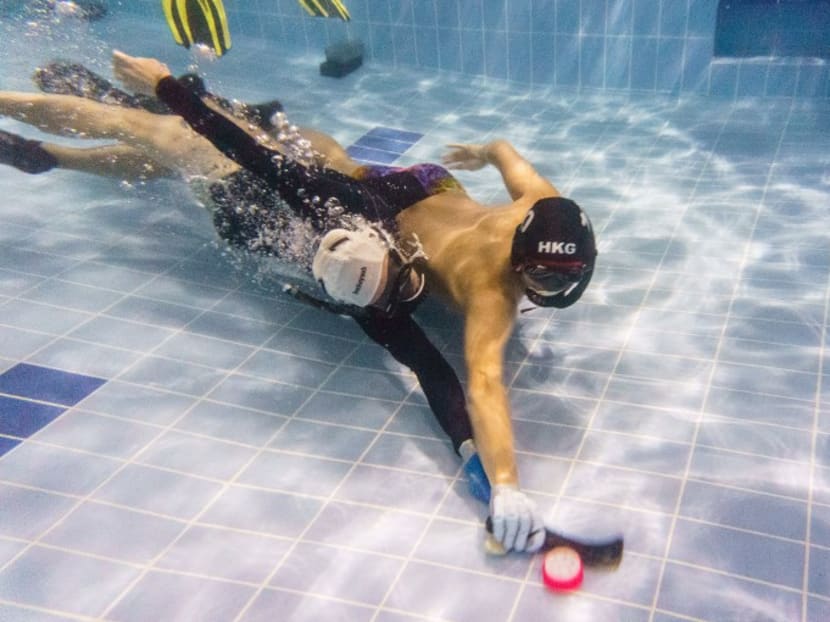 Gallery: Underwater hockey makes splash in Hong Kong