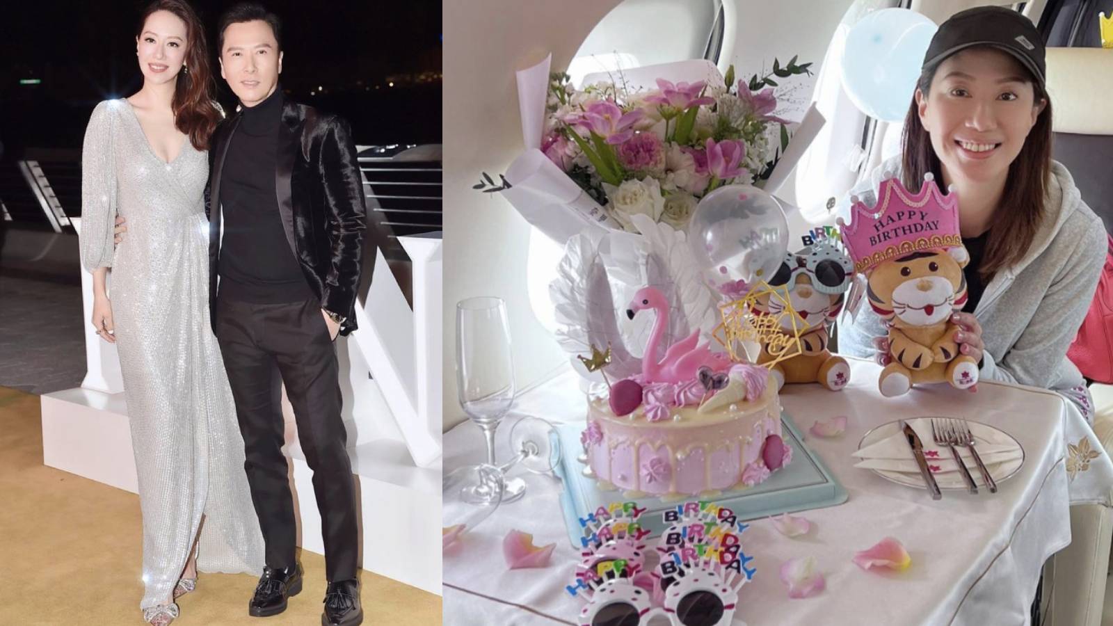 Donnie Yen Flies Wife Cissy Wang On Private Jet To Celebrate Her 41st Birthday