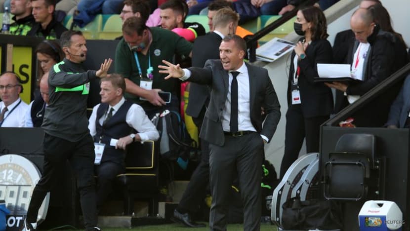 Football: Leicester off pace despite Norwich win, says Rodgers Football: Leicester off pace despite Norwich win, says Rodgers