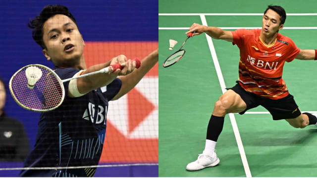 全英羽毛球公开赛：印尼双雄金廷乔纳坦战胜对手 会师决赛