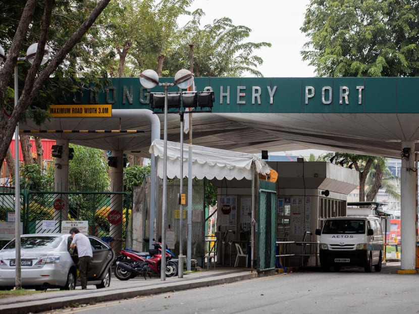 A view of an entrance to Jurong Fishery Port on July 19, 2021. A view of an entrance to Jurong Fishery Port on July 19, 2021.