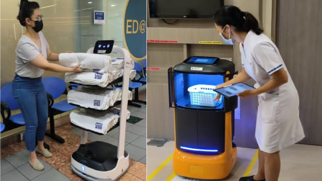 为访客指路给病患送药 机器人助医院急诊部提高效率