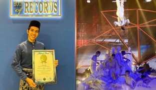 Persembahan terbalik penyanyi Naim Daniel di AJL ke-37 diiktiraf Malaysia Book of Records