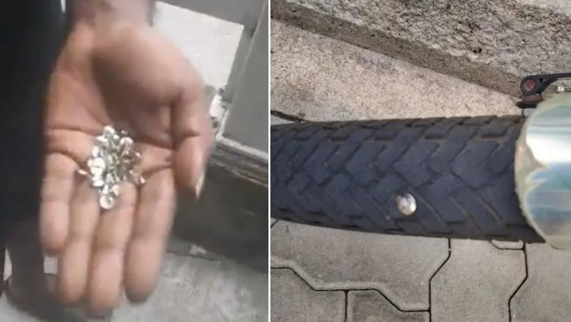 BERITA+: Paku payung di Yishun; perbuatan "tidak bertanggungjawab", "melampau" BERITA+: Paku payung di Yishun; perbuatan "tidak bertanggungjawab", "melampau"