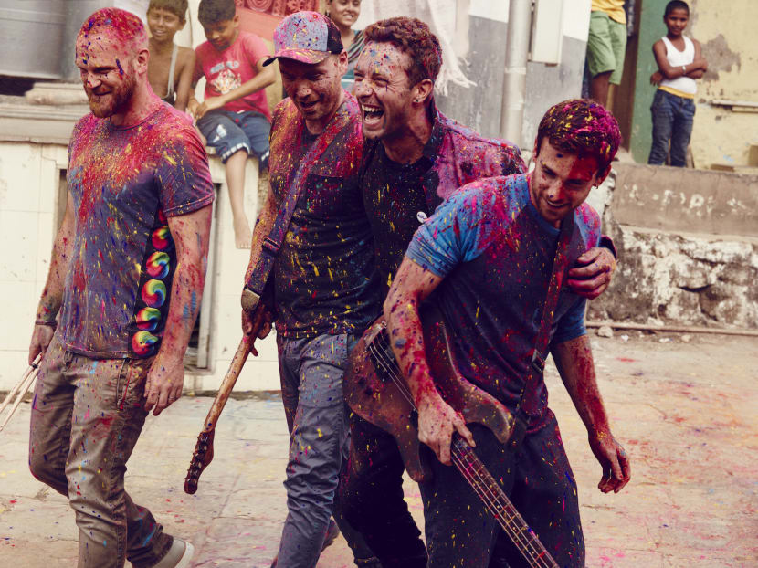 Unexpected things will happen while on tour, so "you just have to laugh and try to fix (it)," said Coldplay's Will Champion. Photo: Live Nation Lushington