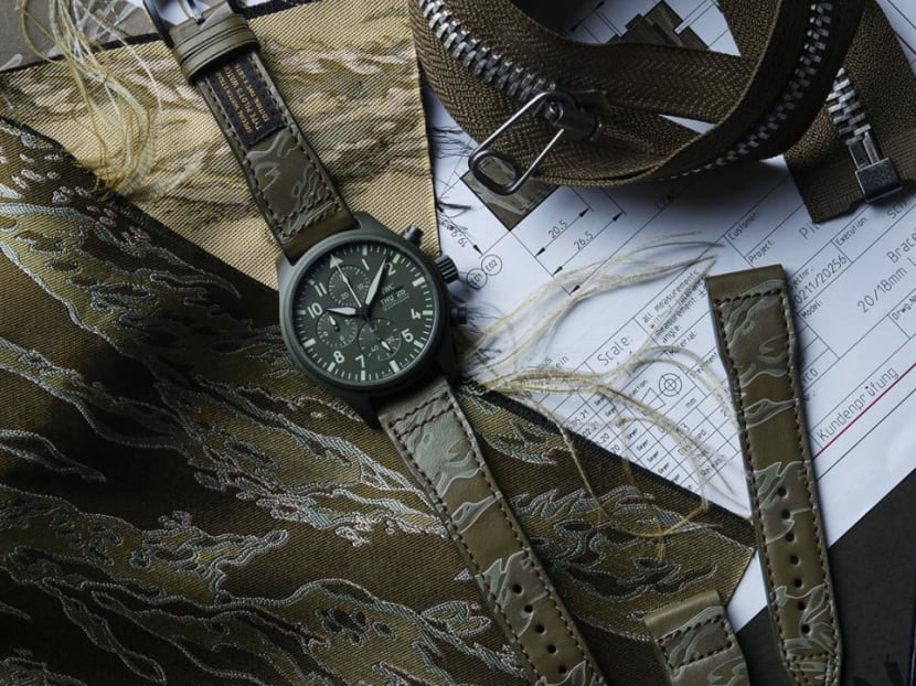 IWC unveils a limited-edition watch strap with Singaporean Mark Ong of SBTG at new Top Gun Exhibition IWC unveils a limited-edition watch strap with Singaporean Mark Ong of SBTG at new Top Gun Exhibition