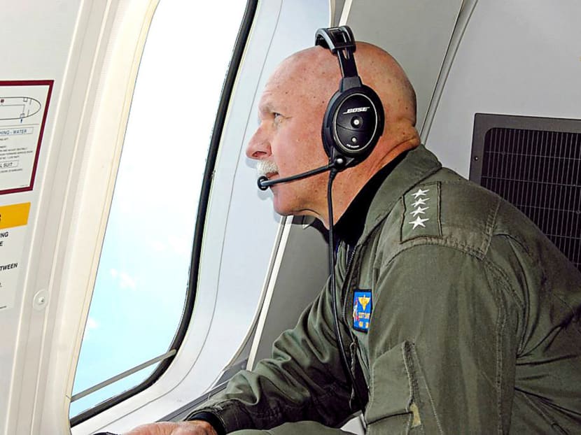 Adm Scott Swift’s ‘surveillance mission’ took seven hours. Photo: US Pacific Fleet