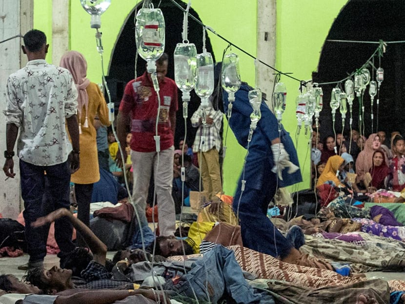 Rohingya refugees receive medical treatment at a temporary shelter in Pidie, Aceh province, Indonesia, Dec 26, 2022, Rohingya refugees receive medical treatment at a temporary shelter in Pidie, Aceh province, Indonesia, Dec 26, 2022,