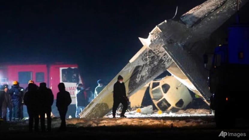 Plane operated by Kazakhstan security agency crashes; 4 dead Plane operated by Kazakhstan security agency crashes; 4 dead
